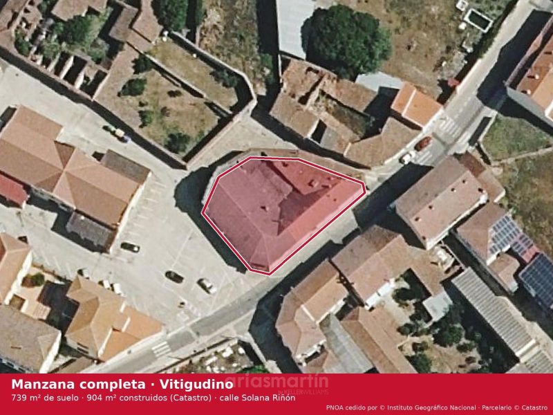 Antiguo molino: manzana de 904 m² en Vitigudino en Vitigudino, Salamanca